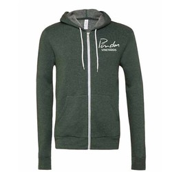 Green Zip Hoodie Sweatshirt